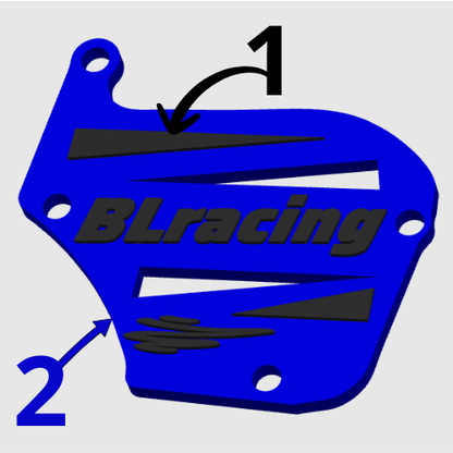 Cache obturateur AM6 / Derbi – BLracing