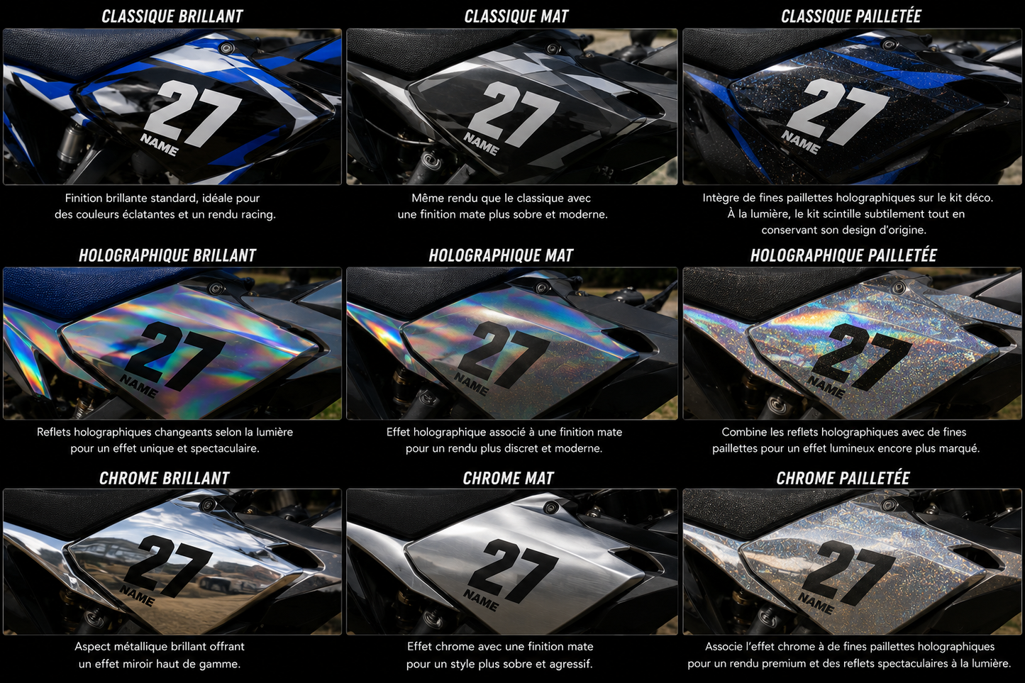 Kit déco 100% personnalisée - NOUVEAUTÉS BLracing