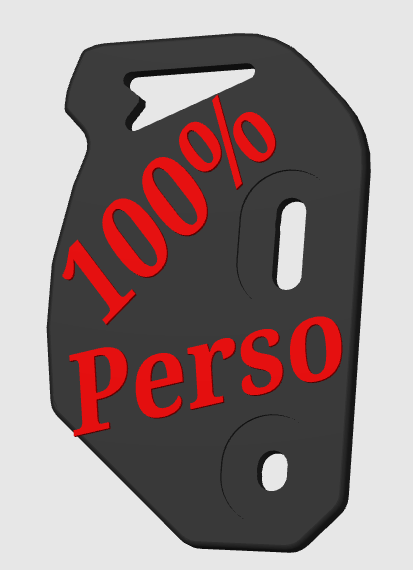 Cache maître-cylindre - 100 % personnalisé