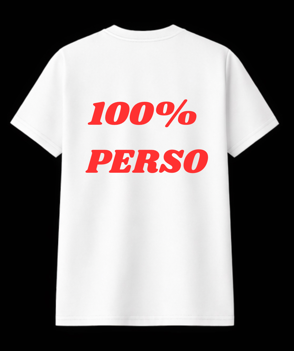 T-shirt 100% perso logo 